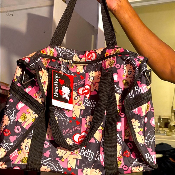 Betty Boop black duffel bag - Picture 3 of 3